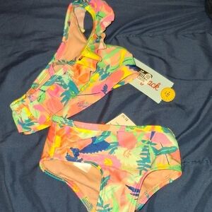 Cat & Jack Tropical Print Kids Bikini